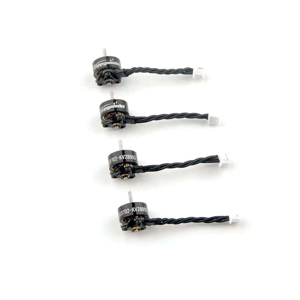 Happymodel SE0702 Brushless Motors - 23000KV, 26000KV, 28000KV Options for 1S FPV Whoop Drones (4-Pack) - Perfect for Indoor Racing and Freestyle FPV Flying