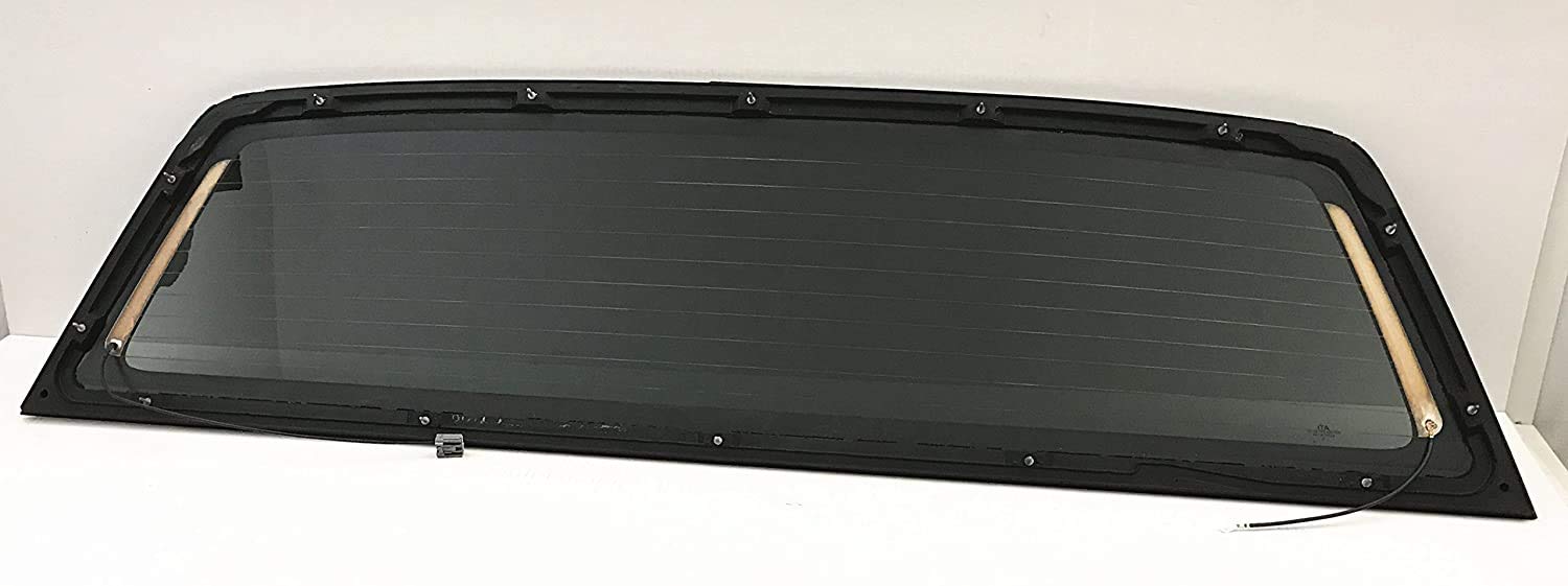 Heated Privacy Stationary Back Window Back Glass for Ford F150 Pickup 2004-2014 Models | Frost-Free Rear View | Winter Driving Safety Upgrade