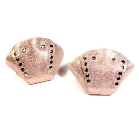 Glitter Toe Caps for Roller Skates - Light Pink | RollerStuff | Perfect for Roller Derby, Artistic Skating & Dance Performances