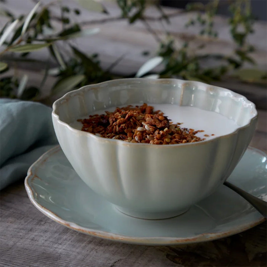 Costa Nova Alentejo White Soup and Cereal Bowl - Perfect for Breakfast, Soup, and Salad Serving - Elegant Dining and Kitchen Essentials