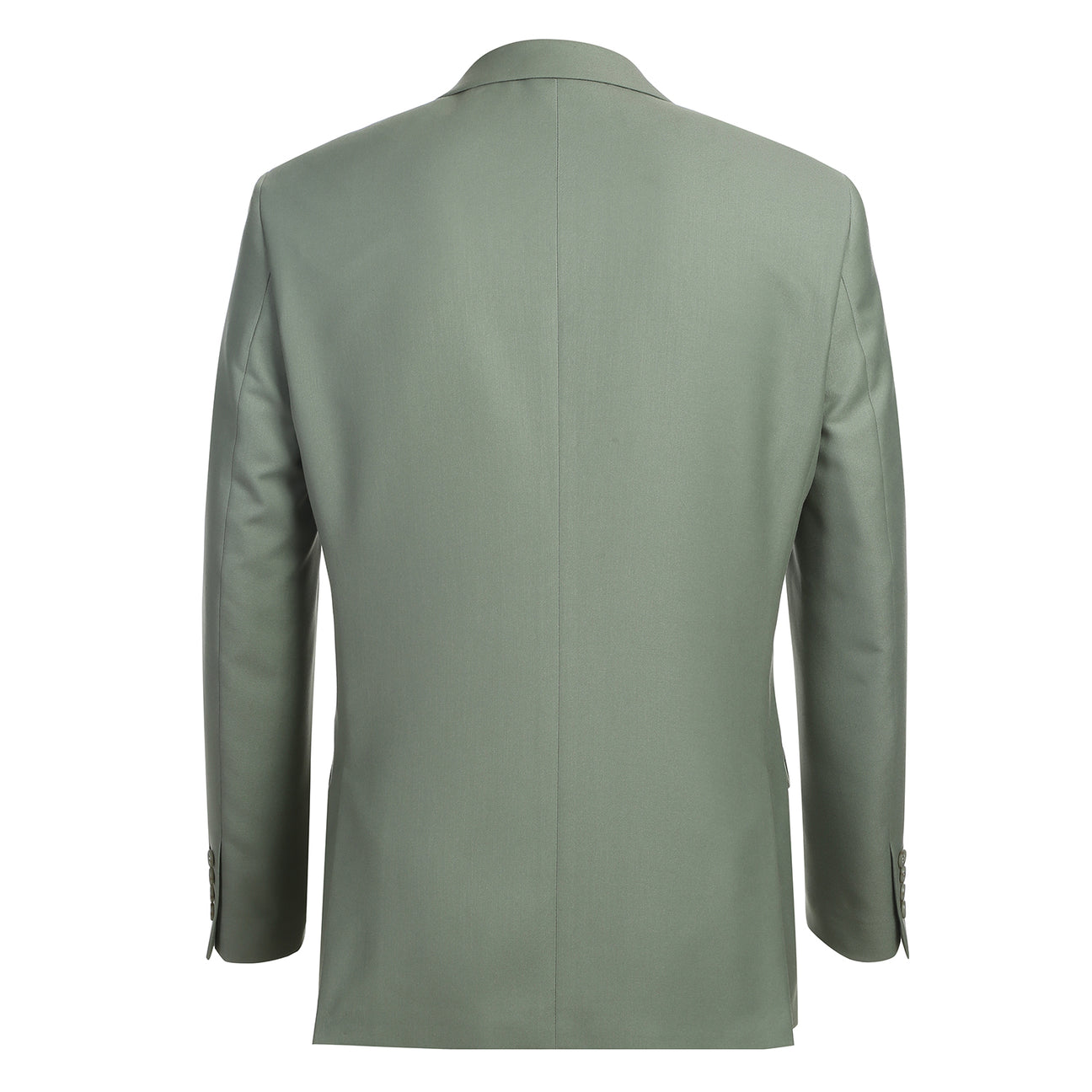 Alessandro Vitello by Renoir 2-Piece Slim Fit Single Breasted Notch Lapel Suit in Sage Green | Size 201 12 | Perfect for Weddings, Business Meetings & Formal Events