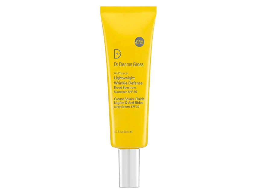 All Physical Lightweight Wrinkle Defense Broad Spectrum SPF Sunscreen 50ml (1.7oz) - Daily Face Moisturizer for Sensitive Skin, Anti-Aging & UV Protection - Perfect for Outdoor Activities, Beach & Travel