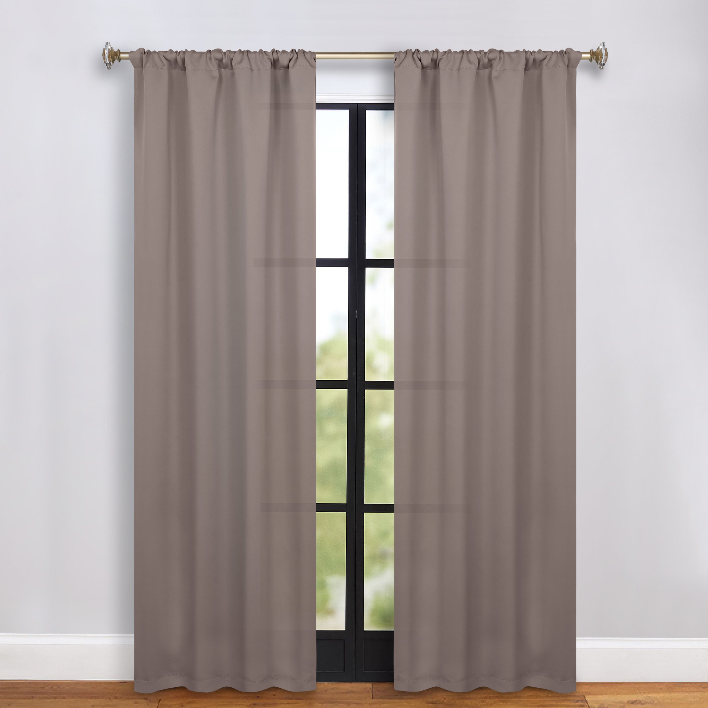 Machine Washable Blackout Curtains Set of 2 - Solid Color Room Darkening Window Drapes for Bedroom, Living Room & Nursery - Noise Reducing & Energy Efficient