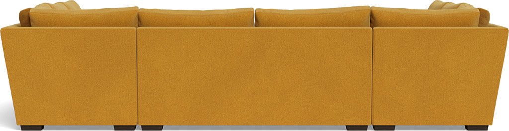 Modern U-Shaped Sectional Sofa for Living Room - Comfortable Fabric L-Shaped Couch with Chaise Lounge - Perfect for Small Spaces, Apartments, and Condos - Ideal for Family Gatherings, Movie Nights, and Relaxing