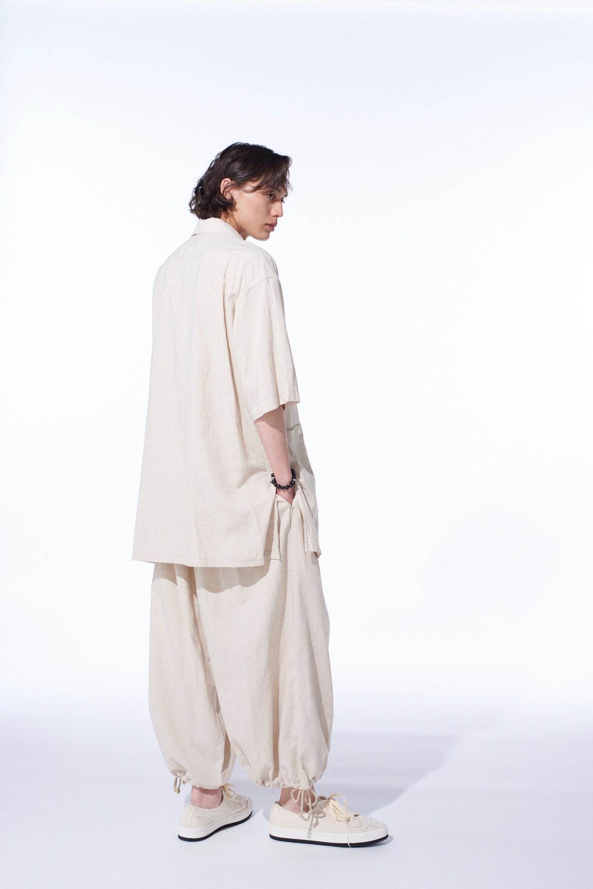 Breathable Cotton Linen Poplin Balloon Pants for Women - Comfortable Loose Fit Casual Trousers for Summer, Travel & Lounge Wear