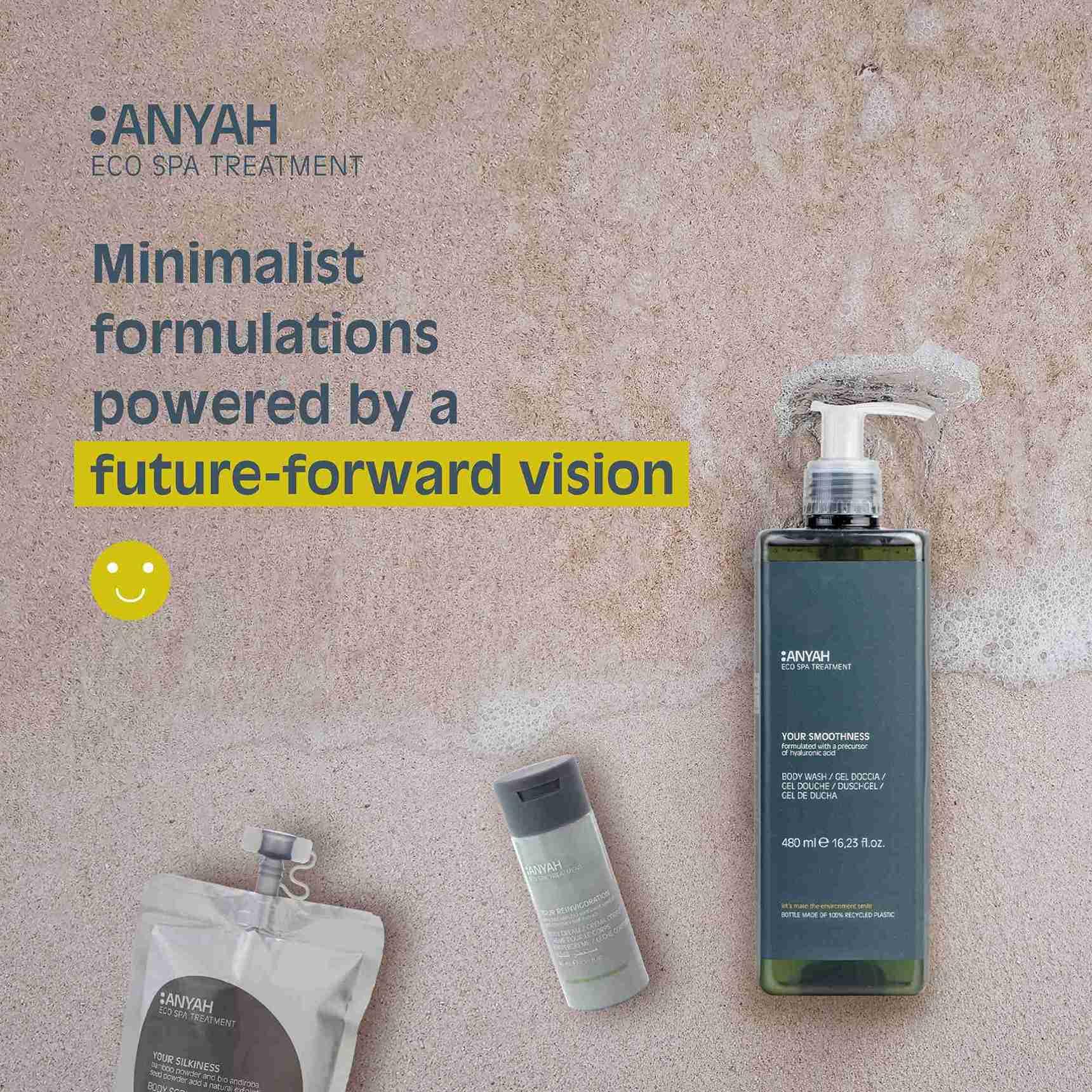 Anyah Conditioner (480ml/18 Pack) - EU Ecolabel Certified, Sealed Pump Hair Care for Soft & Shiny Hair - Perfect for Salons, Spas & Home Use