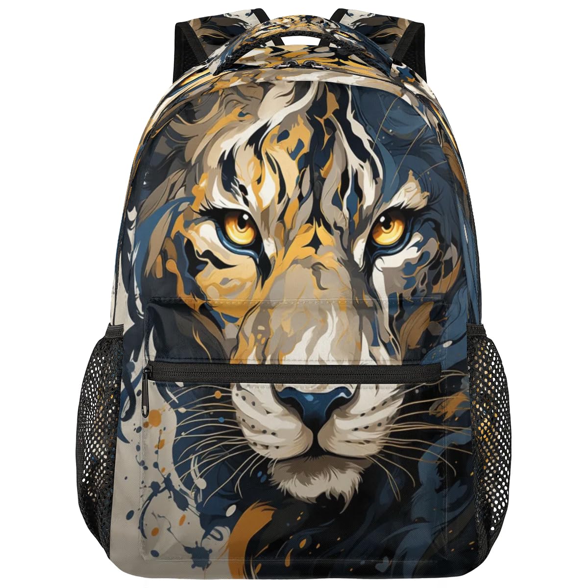 Pardick 3D Leopard Print Backpack for Girls & Boys - Waterproof Travel Laptop Backpack with Multiple Pockets - Stylish School Bookbag for Teens & Kids - Perfect for School, Travel, and Daily Use