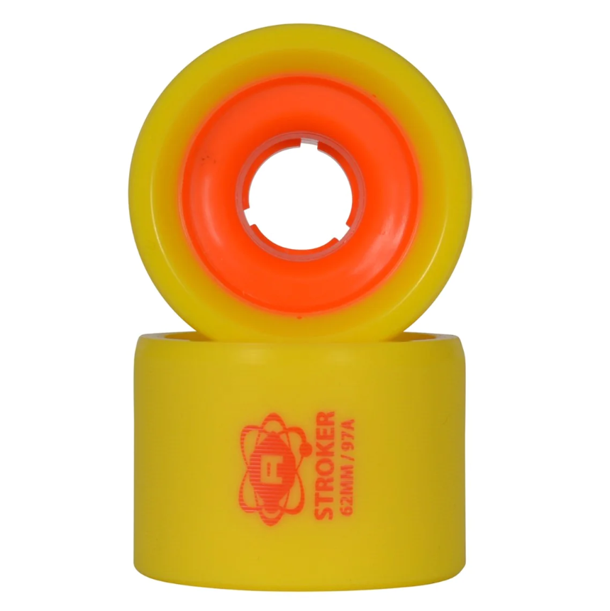 Atom Stroker 62x44mm 97A 8 Pack - High Performance Skateboard Wheels for Street Skating & Tricks