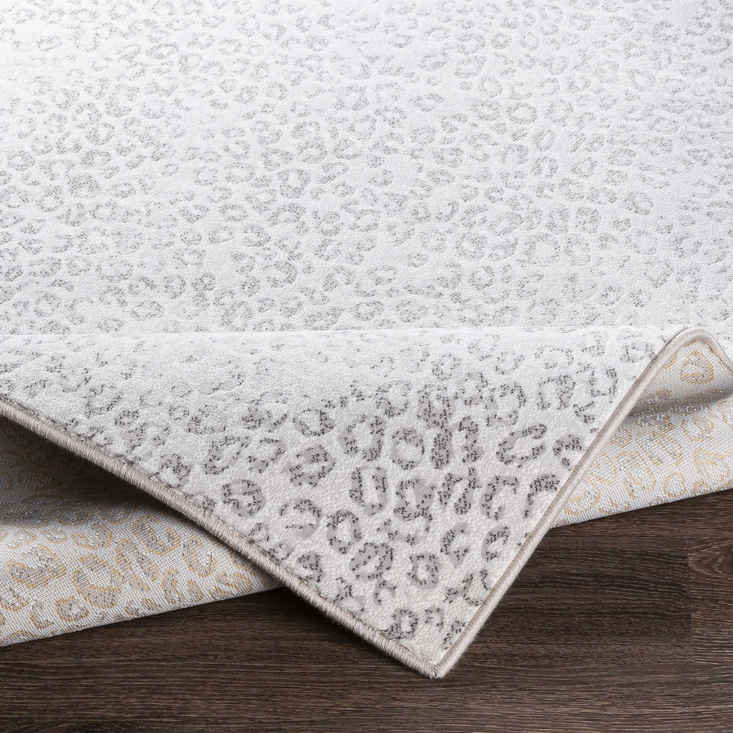 Hauteloom Keenes Modern Beige & Gray Area Rug 9' x 12'10
