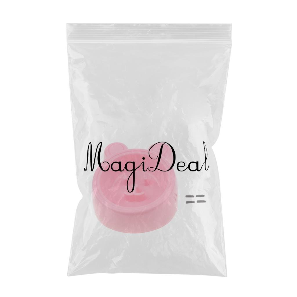 UJEAVETTE Slow Feeder Bowl for Dogs, Cats & Rabbits - Anti-Gulping Pet Food Dish for Healthy Eating - Pink - Perfect for Fast Eaters & Portion Control at Mealtime