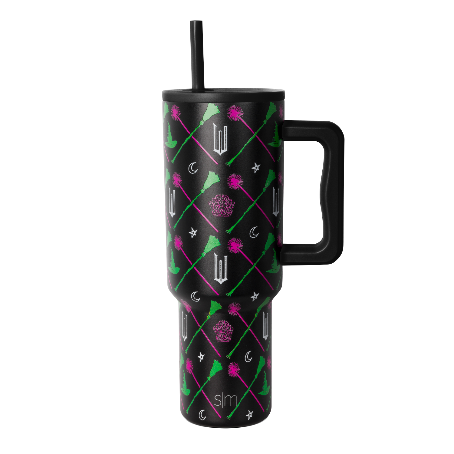 Wicked Trek 40Oz Stainless Steel Tumbler with Lid and Straw - Double Wall Vacuum Insulated for Hot & Cold Drinks - Perfect for Hiking, Camping, Travel and Outdoor Adventures