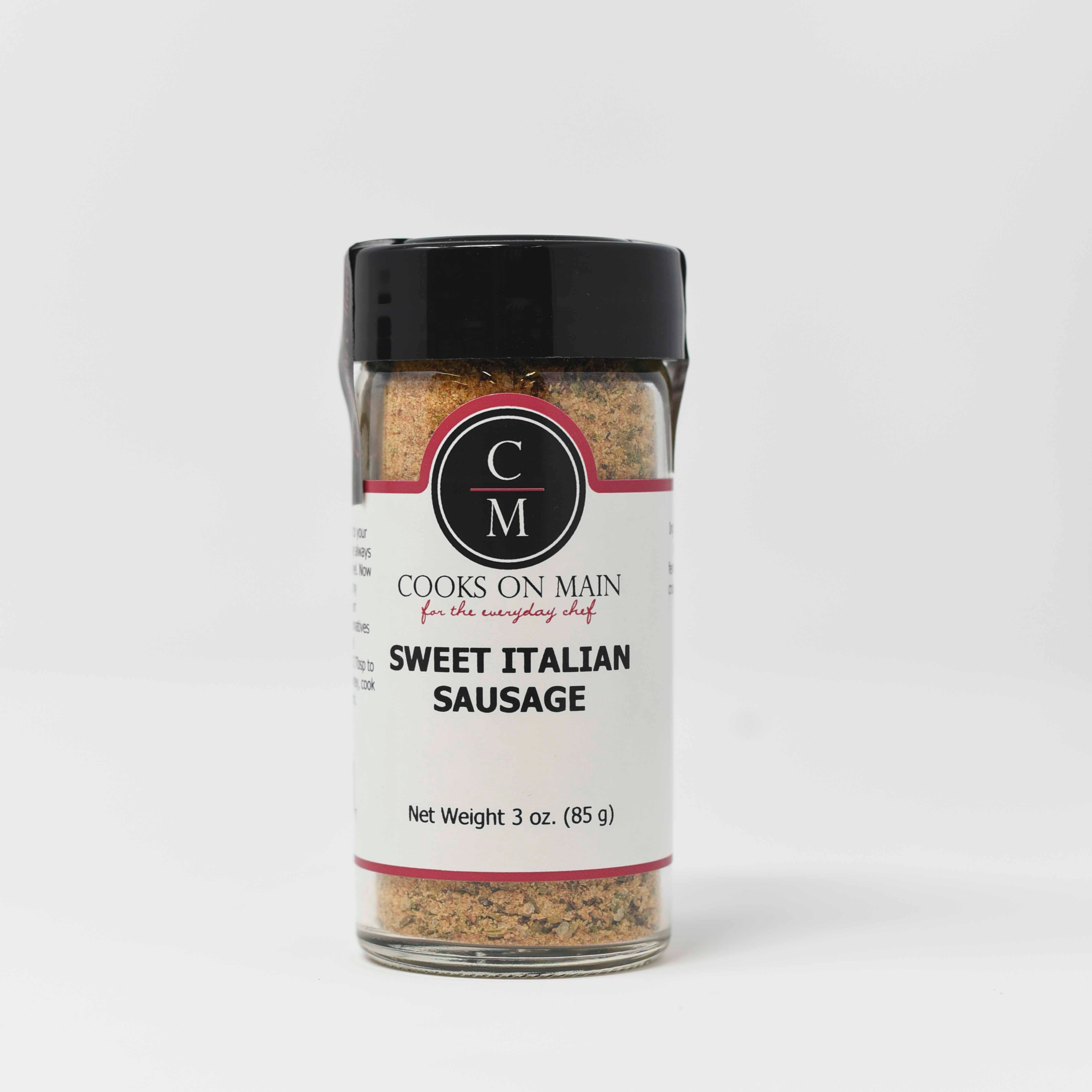 Authentic Sweet Italian Sausage - Premium Pork Sausage with Herbs & Spices - Perfect for Pasta, Pizza & Grilling