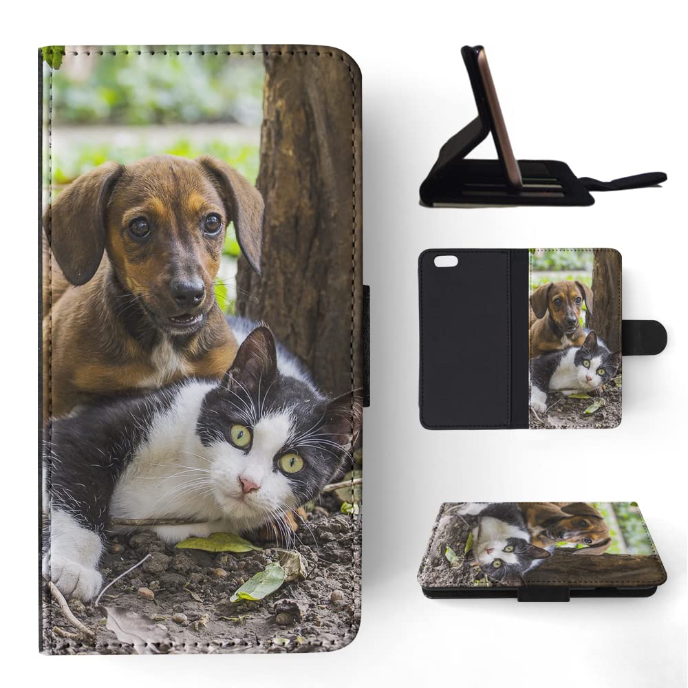 Dachshund Dog 9 FLIP Wallet Phone Case for Apple iPhone 6 & 6S - Stylish Protective Cover with Card Slots | Perfect for Everyday Use, Travel & Hands-Free Convenience