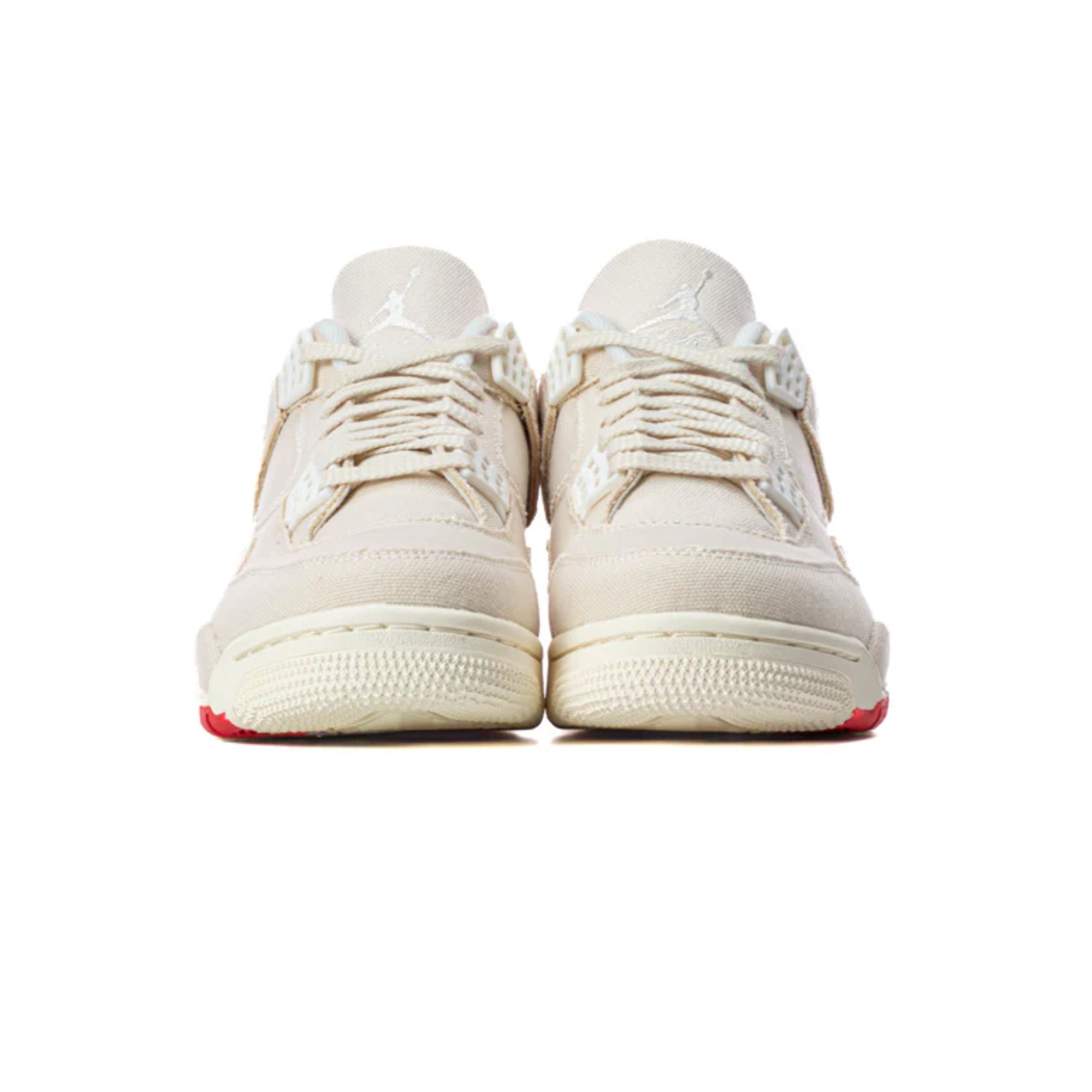 Air Jordan 4 Retro 'Blank Canvas' Women's Sneakers (2022 Release) - Stylish White Basketball Shoes for Women, Perfect for Casual Wear, Gym & Street Fashion