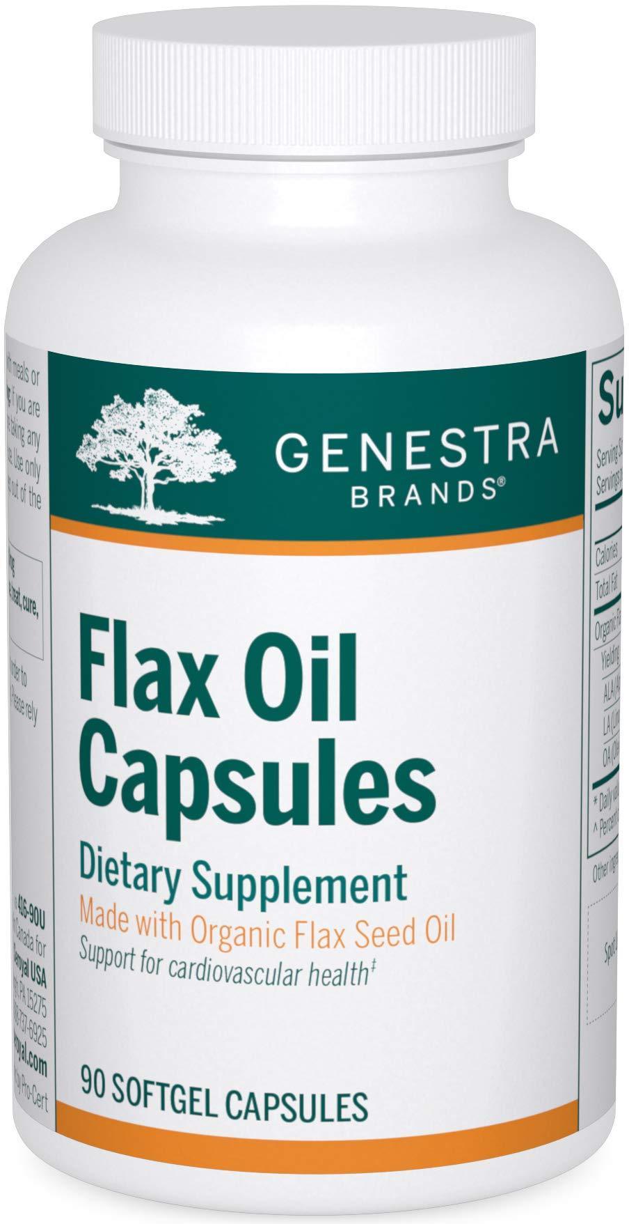 Organic Flaxseed Oil Softgels - 90 Count | Cold-Pressed, Non-GMO & Gluten-Free | Supports Heart, Brain & Joint Health | Perfect for Smoothies, Salads & Daily Wellness