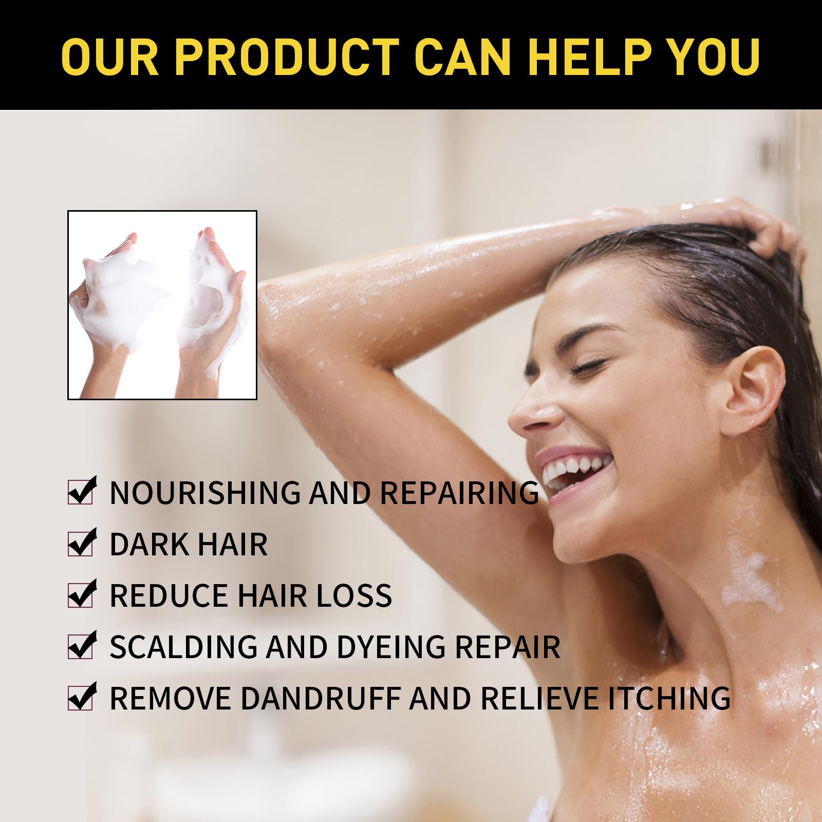 Premium Caviar Amino Acids Shampoo & Conditioner Set (450ml) - Hydrating, Smoothing & Nourishing Hair Treatment for Dry, Damaged Hair | Salon-Quality at Home | Perfect for Daily Hair Care & Post-Color Treatment