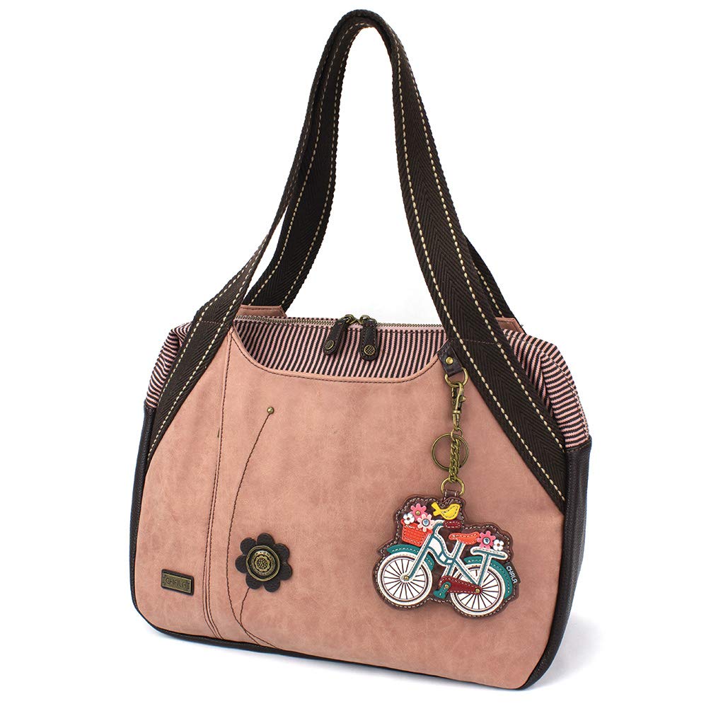 CHALA Bowling Tote Bag for Women - Dusty Rose Color, Durable & Stylish Carryall for Bowling, Gym, Work, or Casual Outings
