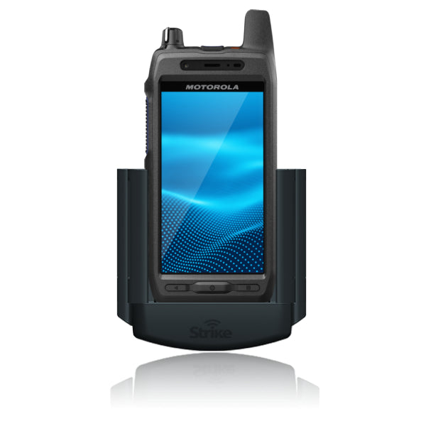 Motorola Evolve LTE Handheld Car Cradle - Secure Mount for Police & Commercial Vehicles | No Antenna Connection | Durable In-Vehicle Charging Holder for Law Enforcement & Fleet Use
