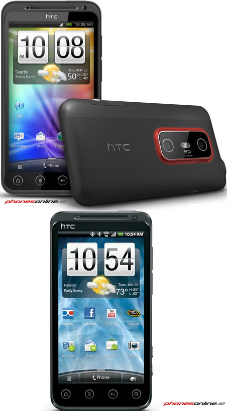 HTC Evo 3D Unlocked Smartphone - Grade A Refurbished - 3D Display, Dual Camera | Perfect for Travel, Business & Entertainment