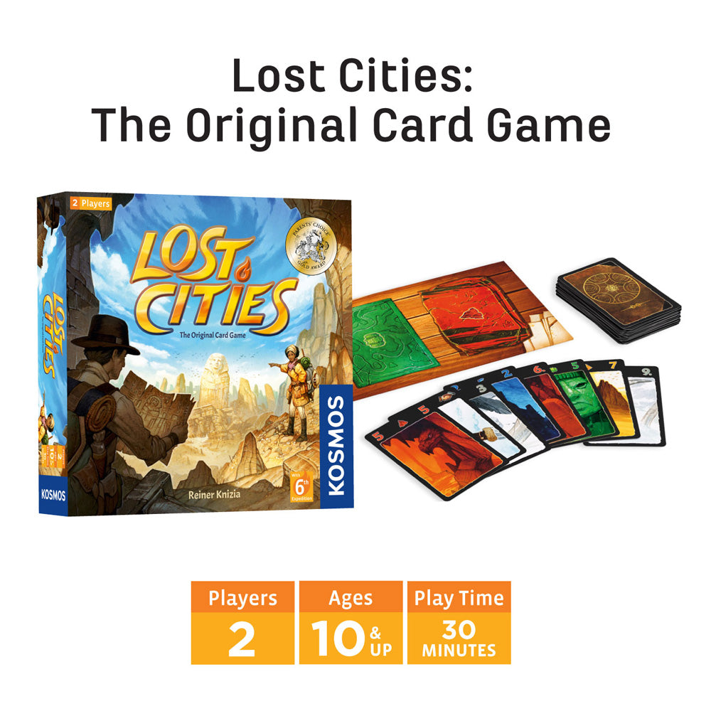 Best 2 Player Board Games Bundle - Imhotep: The Duel, Targi & Lost Cities Card Game with 6th Expedition | Perfect for Couples, Friends & Family Game Nights