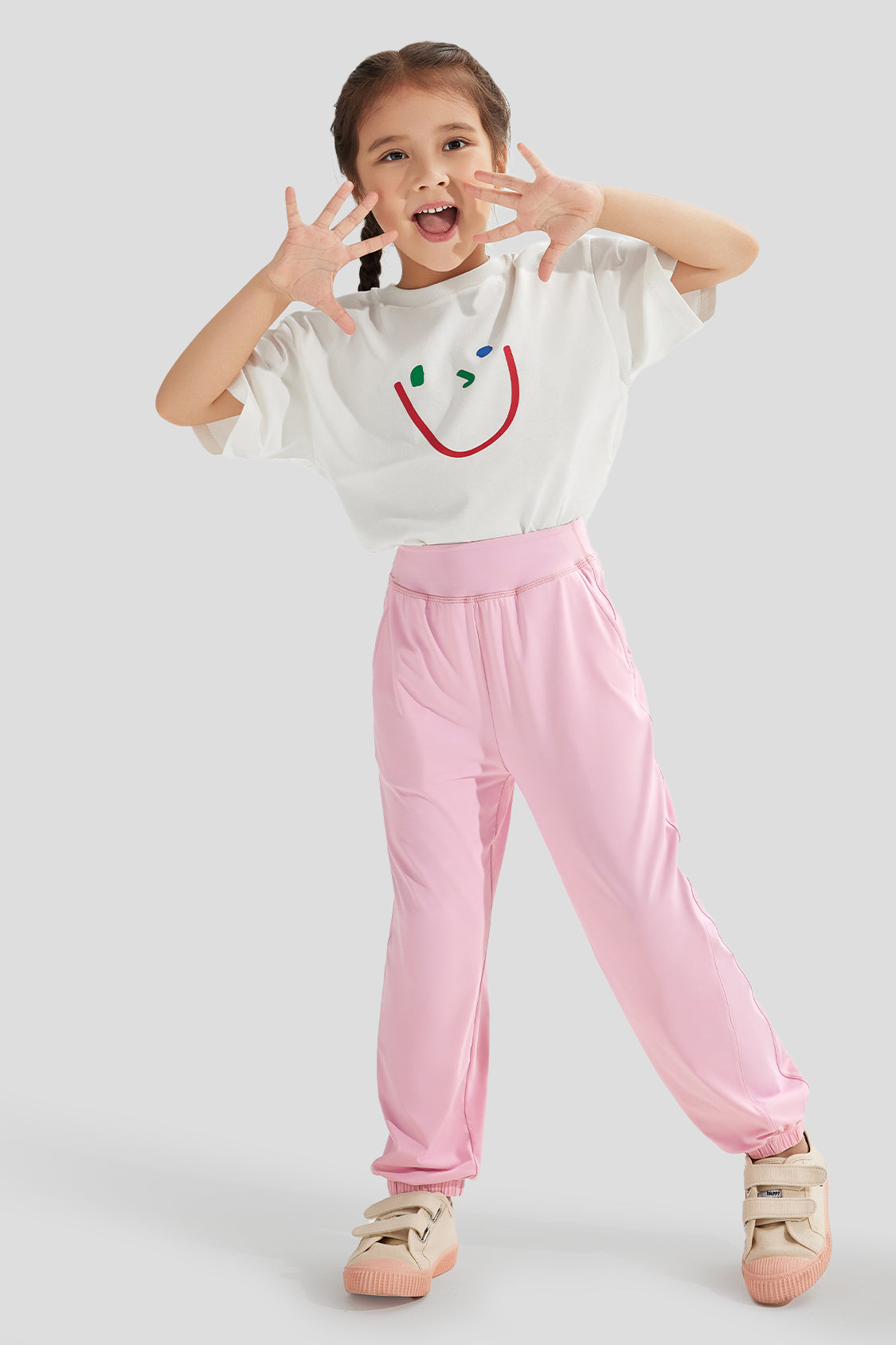 Binu Cloud Kids' Quick-Dry UPF50+ Leggings for Girls & Boys - Perfect for Outdoor Play, Sports & Sun Protection