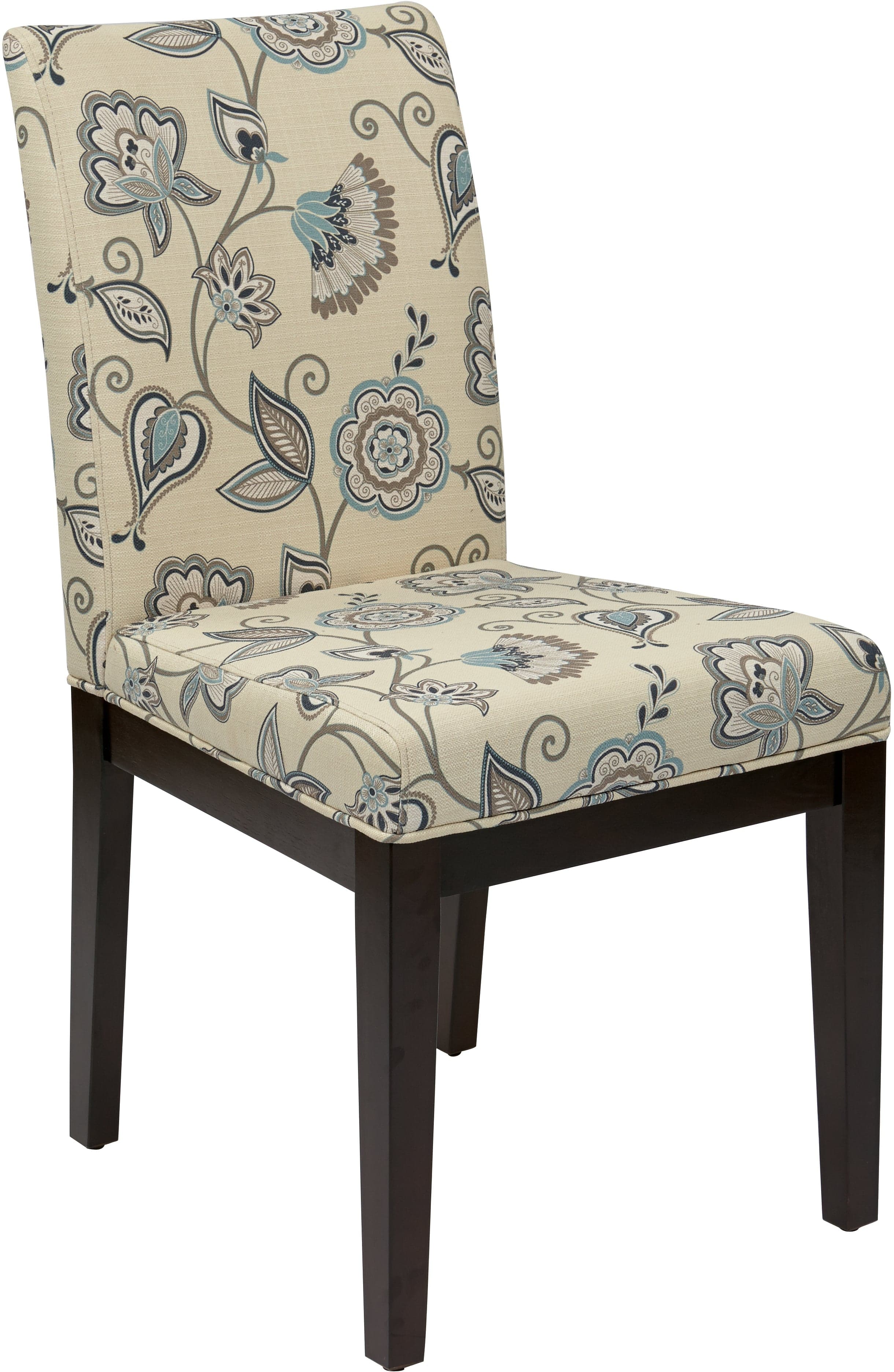 Office Star Dakota Parsons Chair, 2-Pack Modern Dining Chairs - Sturdy Metal Frame & Comfortable Upholstered Seat for Home Office, Kitchen, or Conference Room