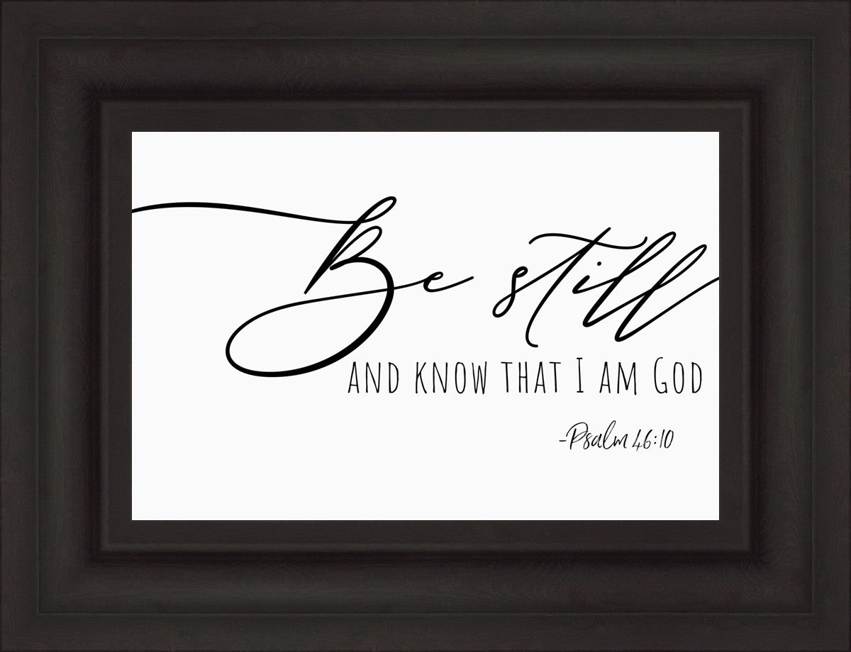 Be Still By Paige Tilly - Inspirational Wall Art Decor for Home, Office & Gifts - Perfect for Living Room, Bedroom & Meditation Space