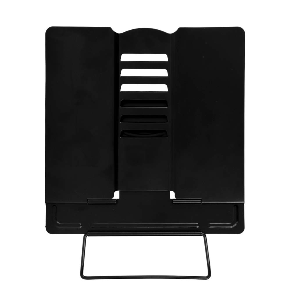 Adjustable Metal Book Stand Holder - Durable Reading & Display Stand for Office, School, Home | Eye Protection Desk Organizer for Books, Cookbooks, Calendars | Perfect for Studying, Cooking & Workspace Organization