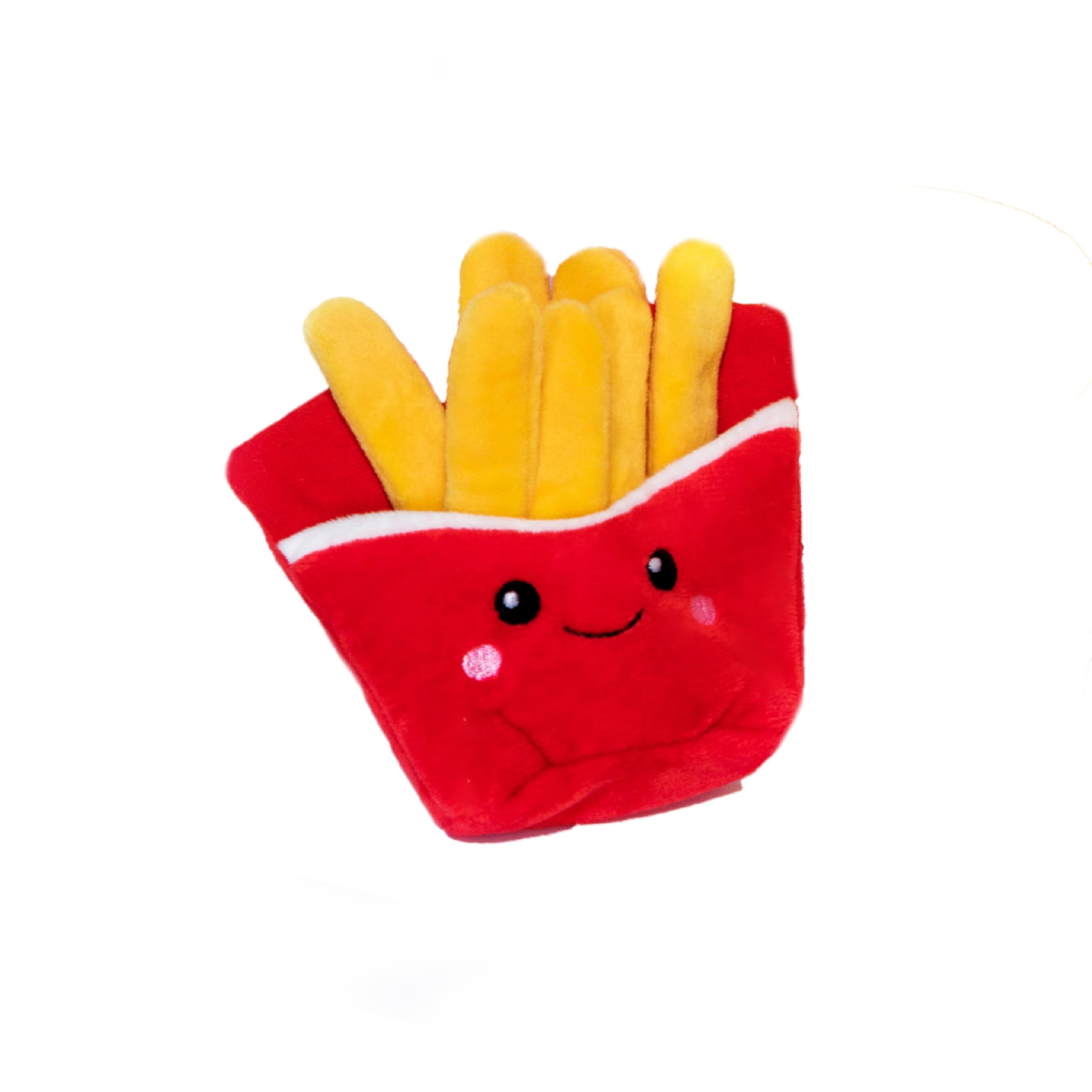 Squeaky Plush Dog Toy - French Fries Design, Fun Chew Toy for Small & Large Dogs - Perfect for Playtime, Training & Stress Relief