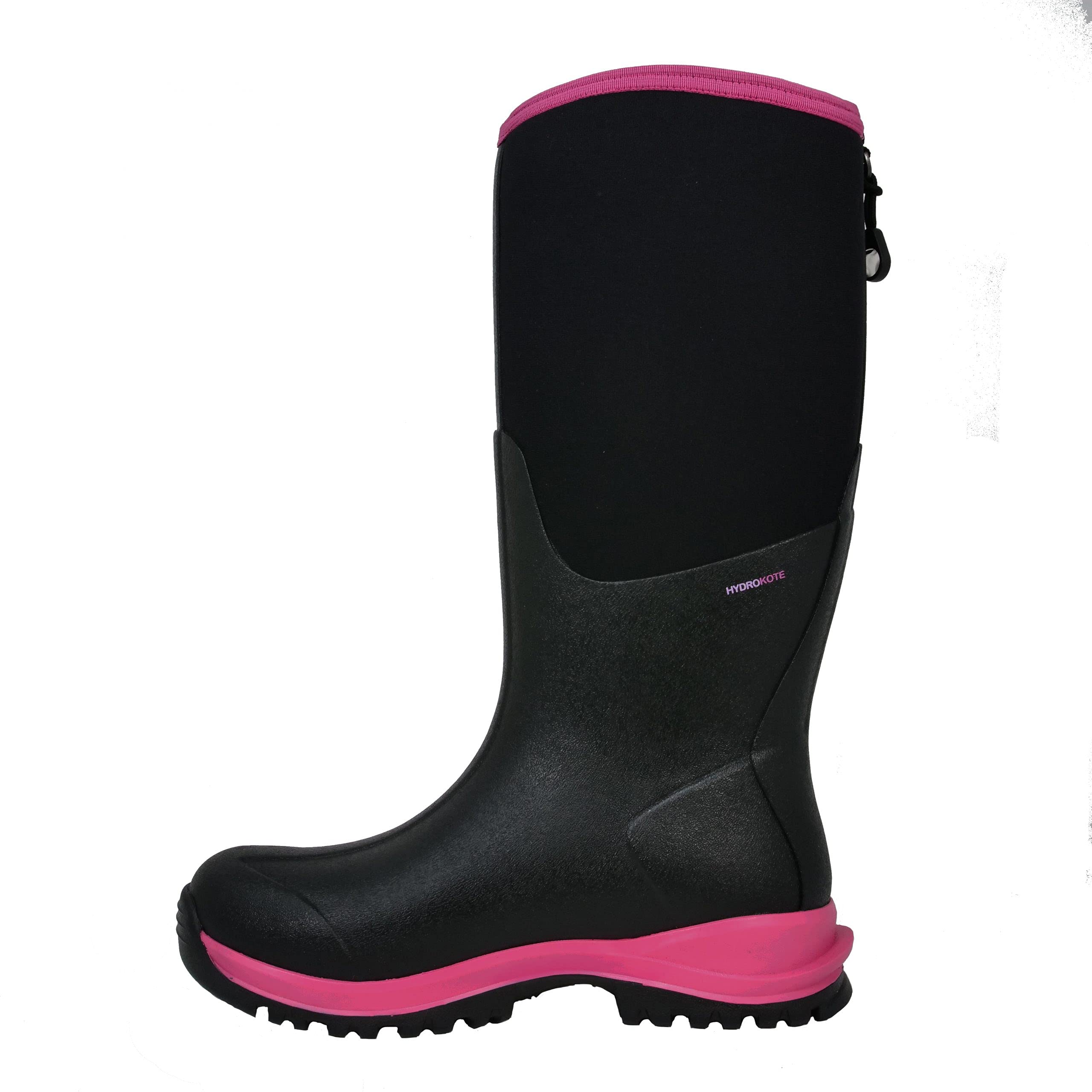 Dryshod Women's Legend MXT Adventure Hi Rubber Boots - Waterproof Pull-On Winter & Rain Boots for Hiking, Gardening & Outdoor Activities
