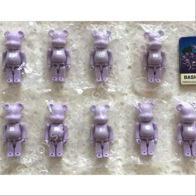 Medicom Be@rbrick Series 18 BASIC SET - 9PCS 100% Authentic Collectible Bearbrick Figures for Home Decor & Anime Collections