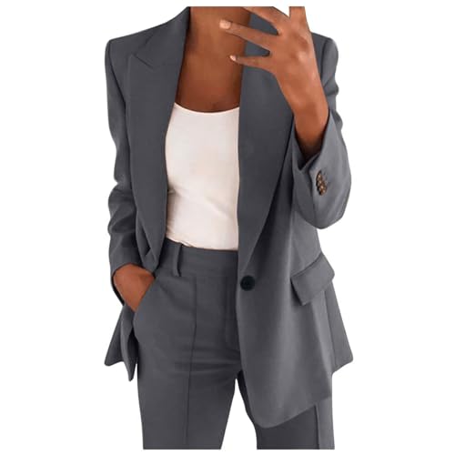 R-215 Gray Blazers for Women