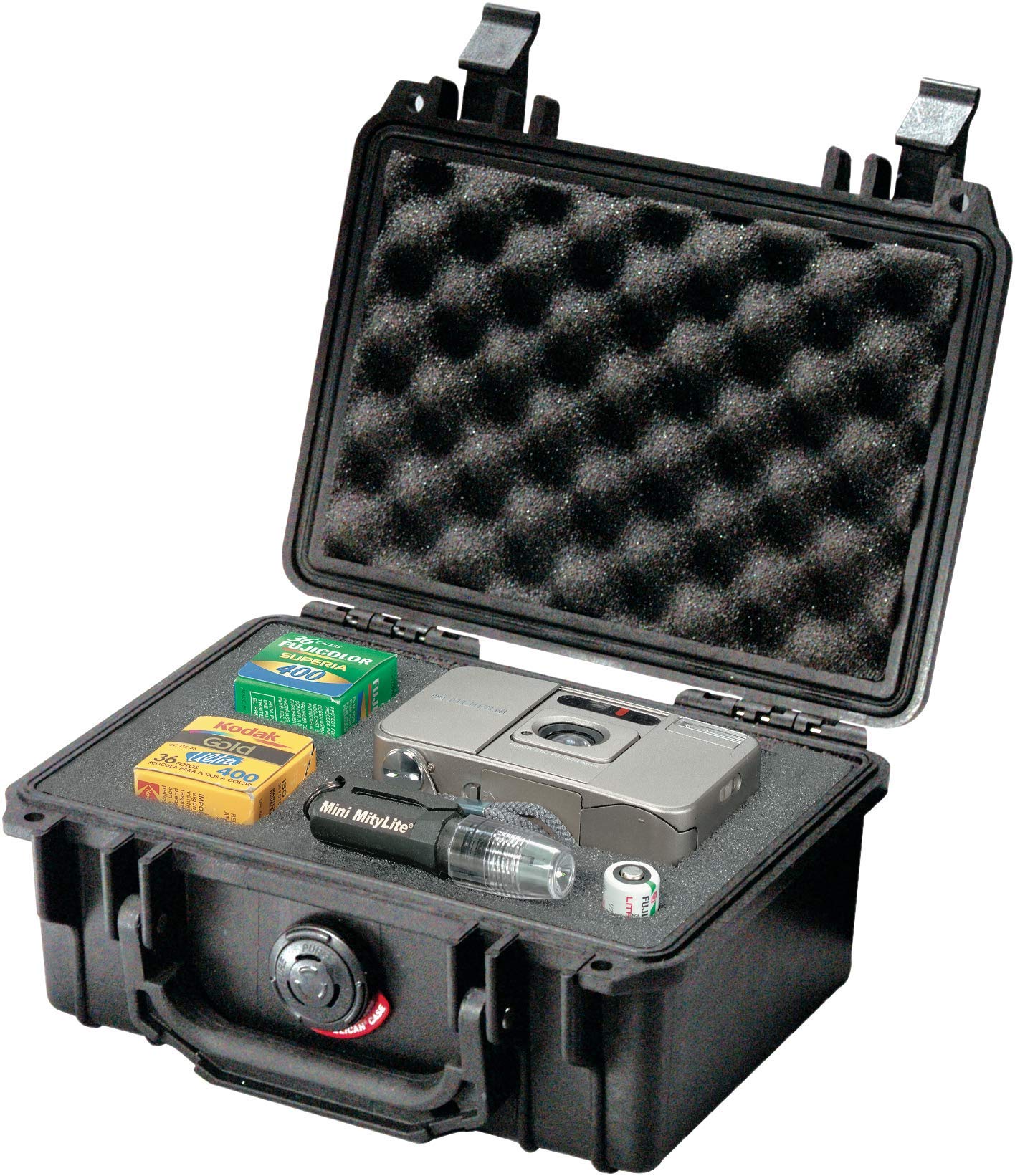 Pelican 1150 & 1120 Orange Waterproof Camera Cases with Custom Foam Insert - Perfect for DSLR, Drone & Equipment Protection During Travel & Outdoor Adventures