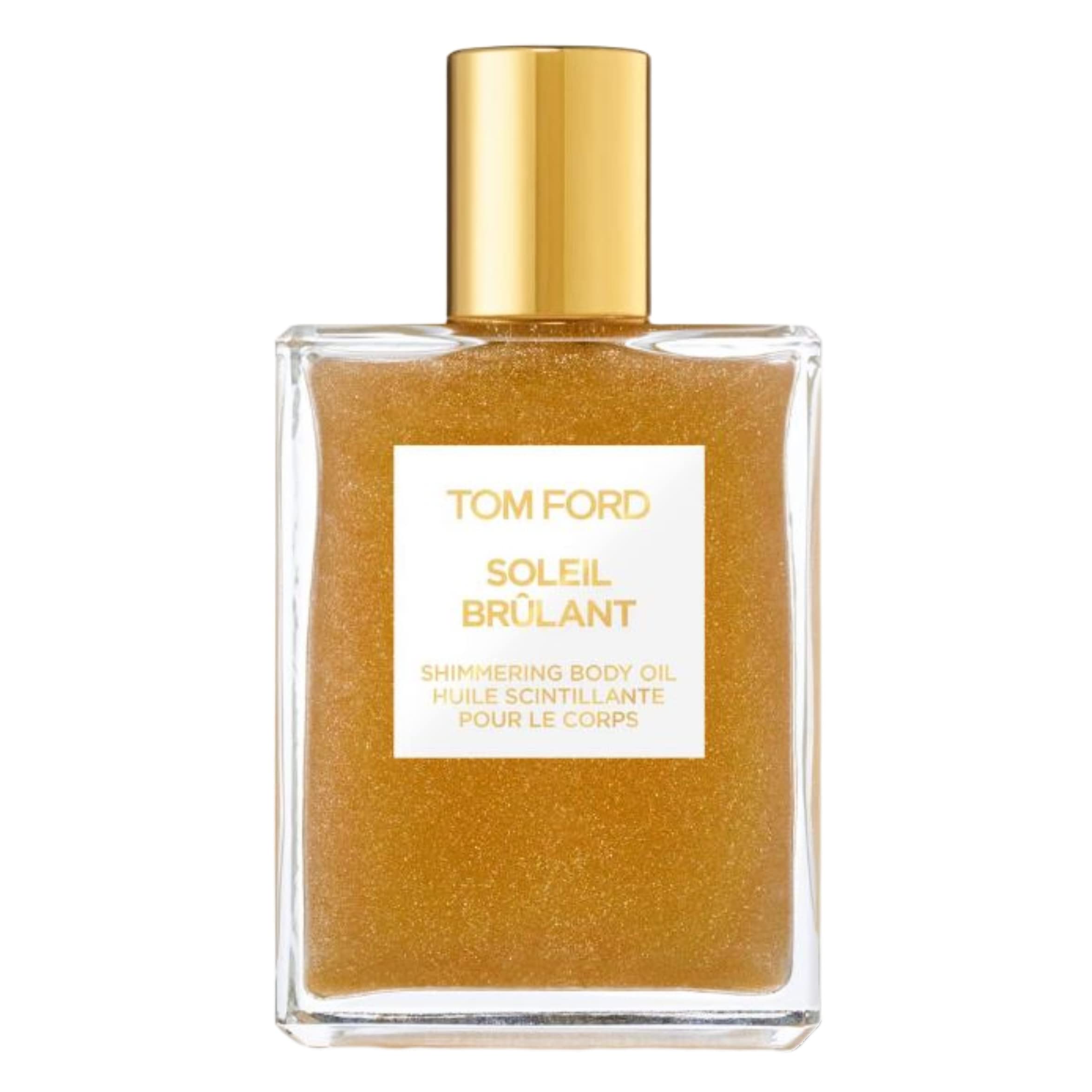 Tom Ford Soleil Brulant Shimmering Body Oil - 3.4 fl oz / 100 mL Luxurious Glow for Face & Body | Perfect for Summer, Vacations & Special Occasions