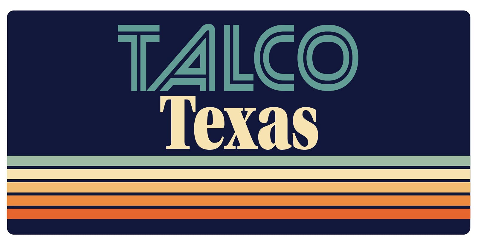 Vintage Texas 5 x 2.5-Inch Refrigerator Magnet - Retro Fridge Decor for Kitchen, Office & Dorm Room | Collectible Souvenir Gift for Texans & Travel Lovers