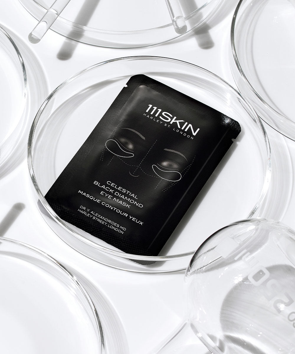 Celestial Black Diamond Eye Mask for Sleep & Relaxation - Cooling Gel Eye Mask for Puffy Eyes, Dark Circles & Stress Relief - Perfect for Travel, Spa & Home Use