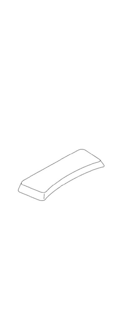 KOHLER 84252-47 Almond One-Piece Toilet Tank Cover - Durable Bathroom Accessory for Modern Homes & Commercial Spaces