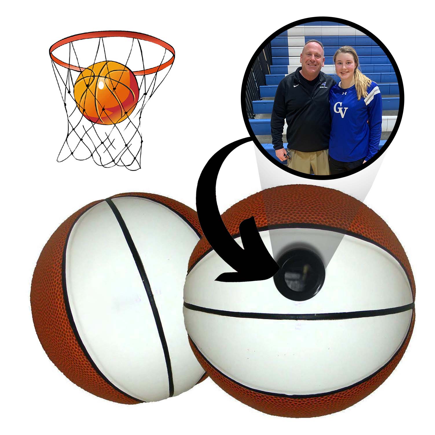 Authentic Basketball Collectible Memorabilia for Fans & Players - Perfect for Home Decor, Sports Gifts, and Man Cave Display