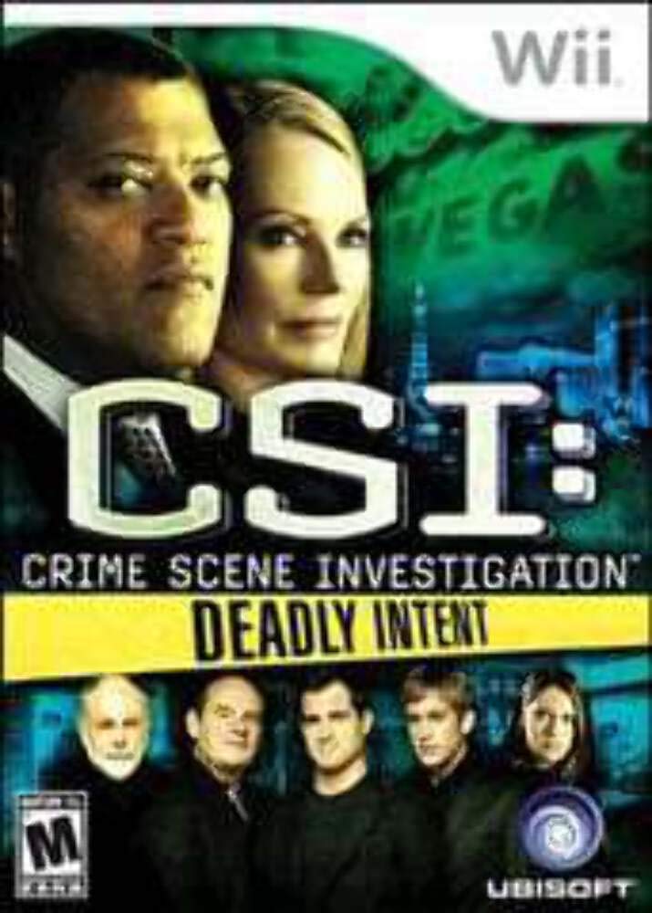 CSI: Deadly Intent - Nintendo Wii Game | Crime Scene Investigation Adventure | Perfect for Family Game Nights & Mystery Fans