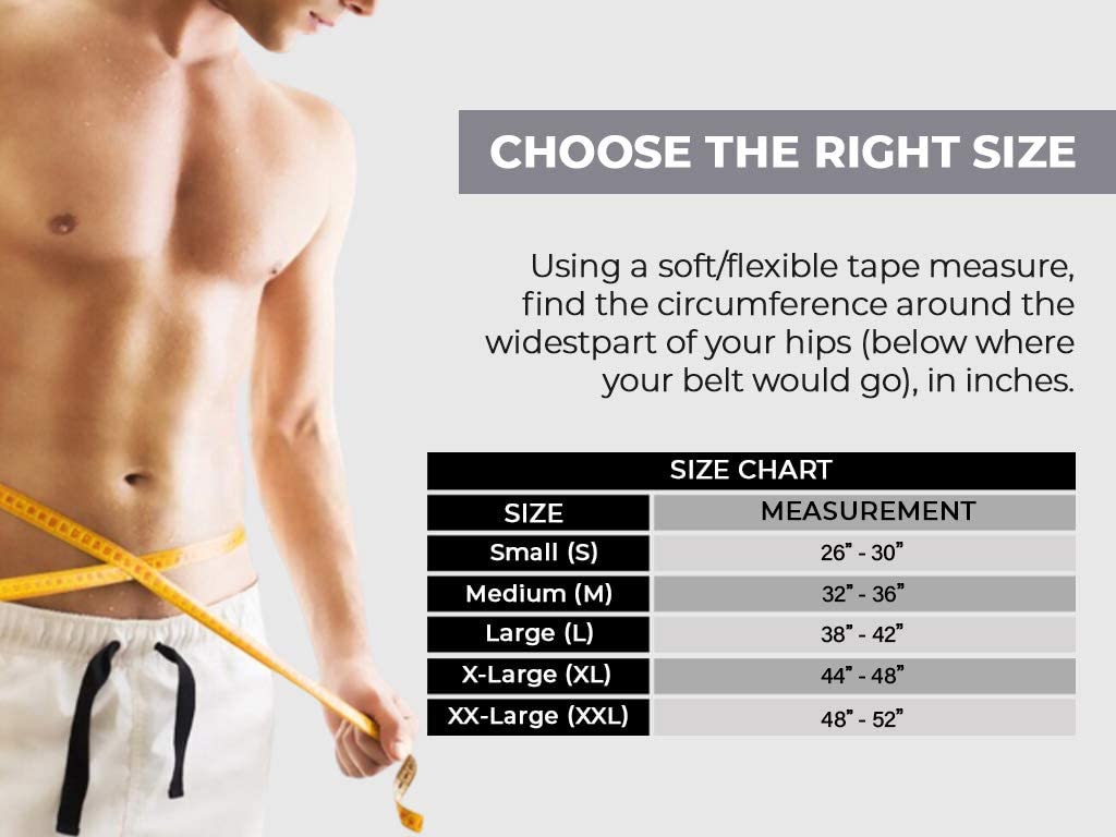 Left Side Inguinal Groin Hernia Truss with Comfortable Compression Pad - Small Size for Men & Women - Ideal for Daily Support & Pain Relief