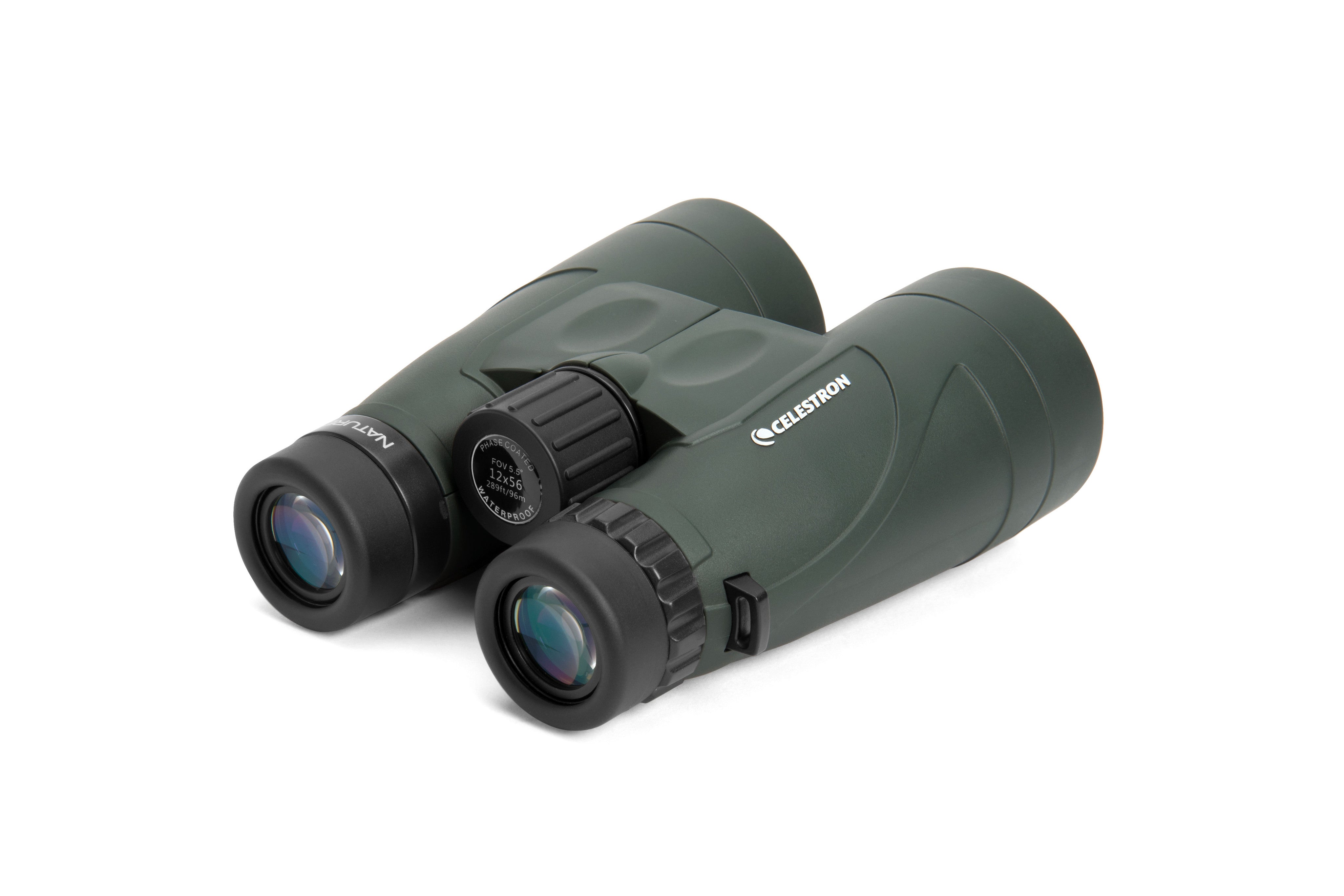 Nature DX 12x56mm Roof Prism Binoculars - High Power Long Range Binoculars for Hunting, Bird Watching & Stargazing - Waterproof & Fog Proof Outdoor Binoculars