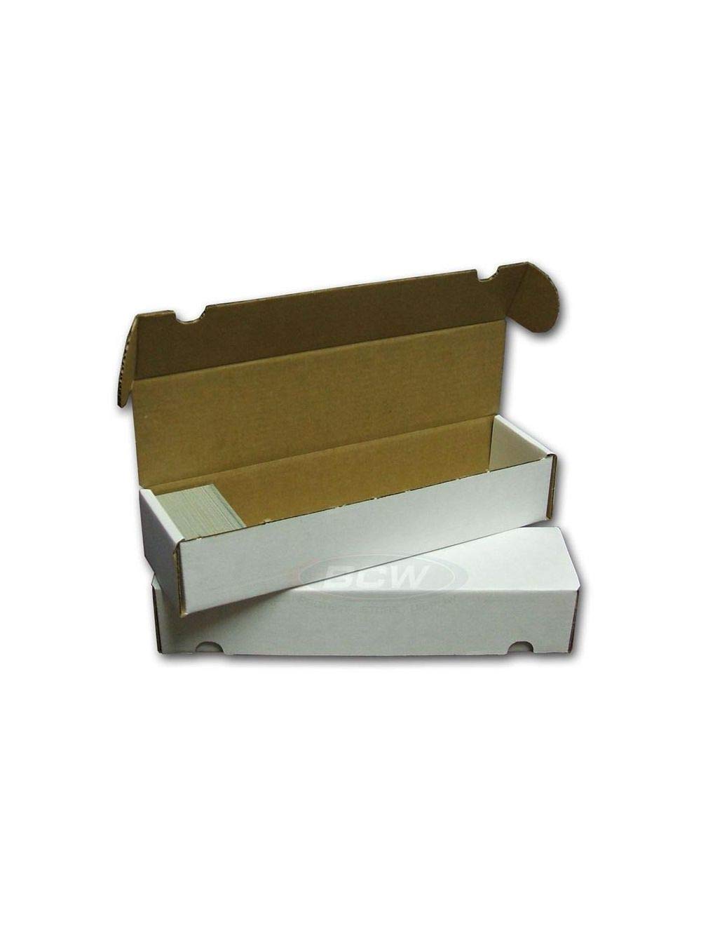 BCW 800 Count Corrugated Cardboard Storage Box for Sports Cards, Collectibles & Trading Cards - Durable Cardboard Box for Organizing & Protecting Collectibles