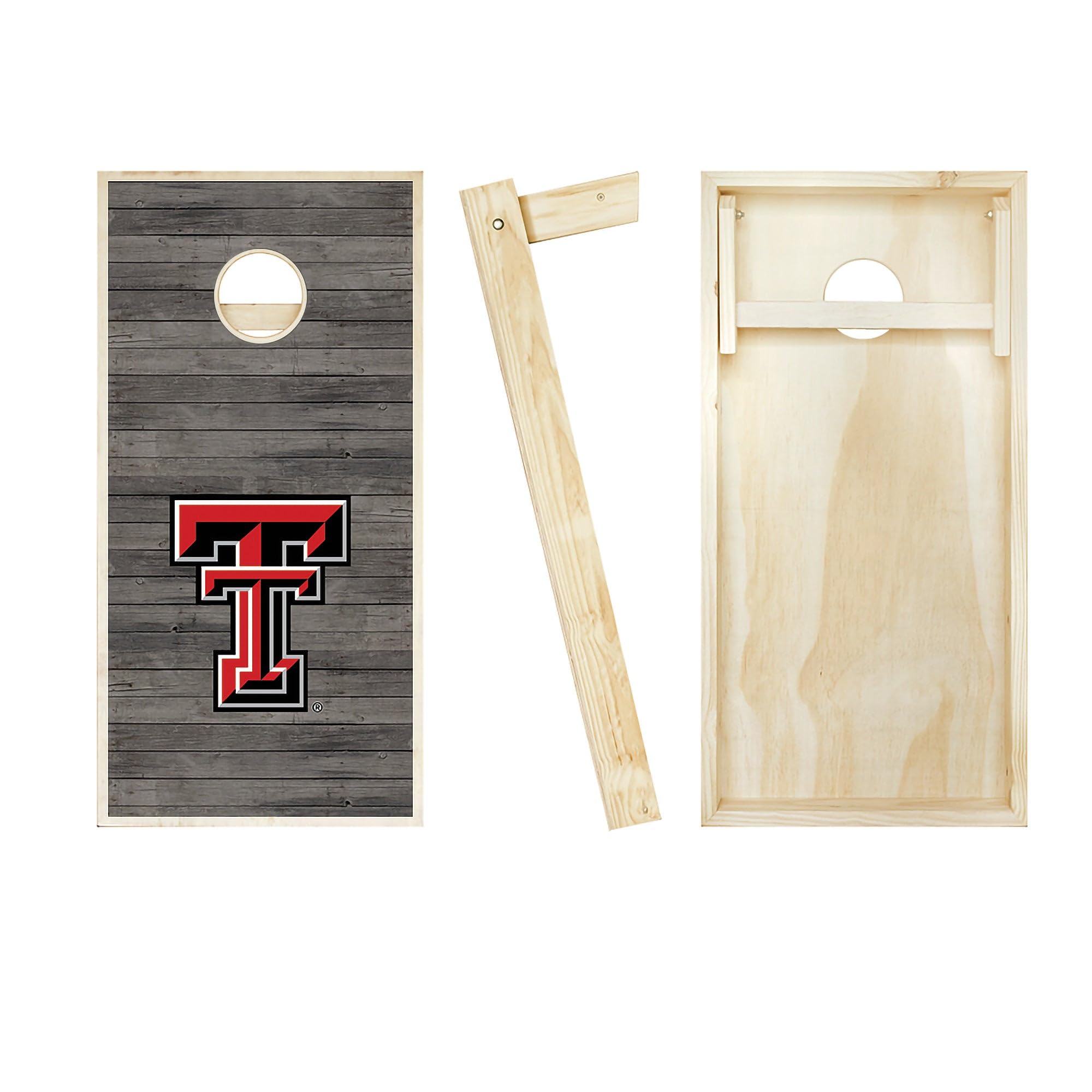 Texas Distressed Cornhole Board Set - 2 Boards & 8 Team Logo Bags - Custom Size Options - Perfect for Backyard Parties, Tailgating & Outdoor Games