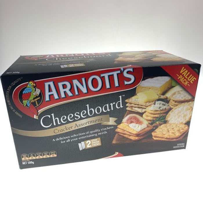 Arnott's Assorted Crackers Variety Pack - Perfect for Snacking, Parties & Gifts | Crispy & Delicious Biscuits for Tea Time, Office Lunch & Family Gatherings