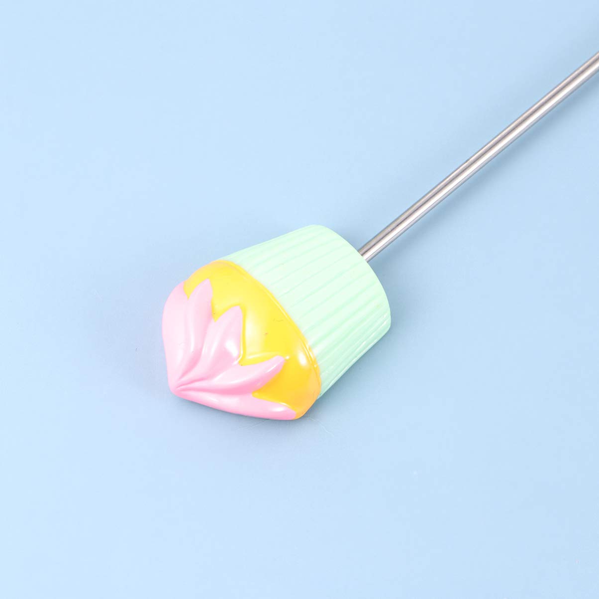 Hemoton 2-Pack Stainless Steel Cake Testers - Professional Baking Picks for Muffins, Biscuits & Cakes - Food Safe Cake Tester Probe & Meat Doneness Tool - Perfect for Home Bakers & Professional Chefs
