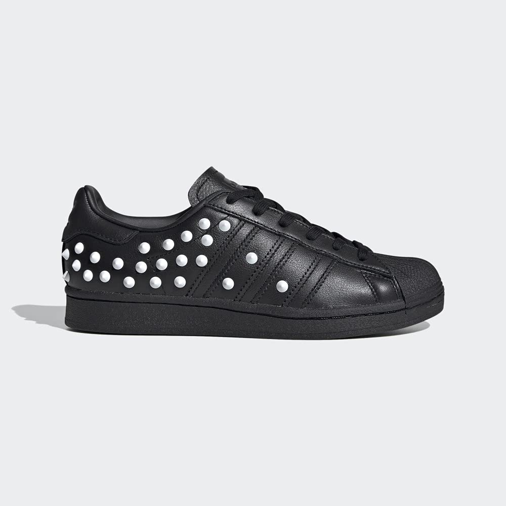 adidas Superstar Women's Sneakers - Classic White Leather Low Top Shoes for Casual Wear & Street Style | Perfect for Everyday Outfits, Work, and Gym
