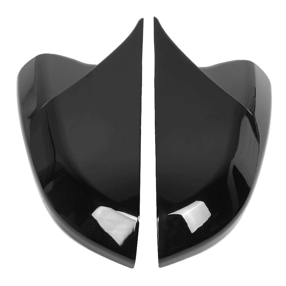 Rearview Mirror Cover for 1th 216-22 - Glossy Black Car Side Door Wing Mirror Add-on Shell | Perfect for Protection & Style Enhancement on Sedans, SUVs, and Trucks