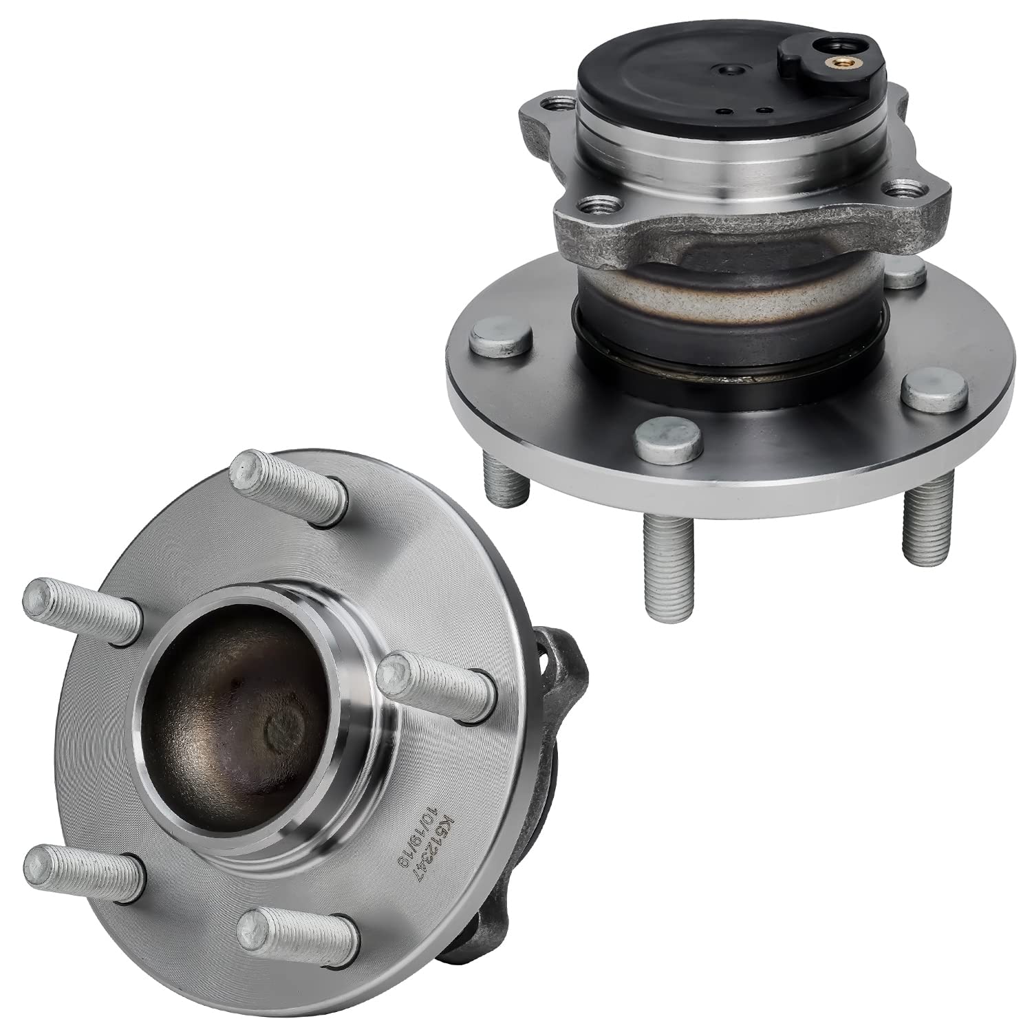 Detroit Axle - Front & Rear Wheel Bearing and Hub Assembly Replacement for 2005-2013 Mazda 3 & Mazda 5 | Compatible with 2006-2012 Models | Durable Auto Parts for Smooth Driving & Long-Lasting Performance