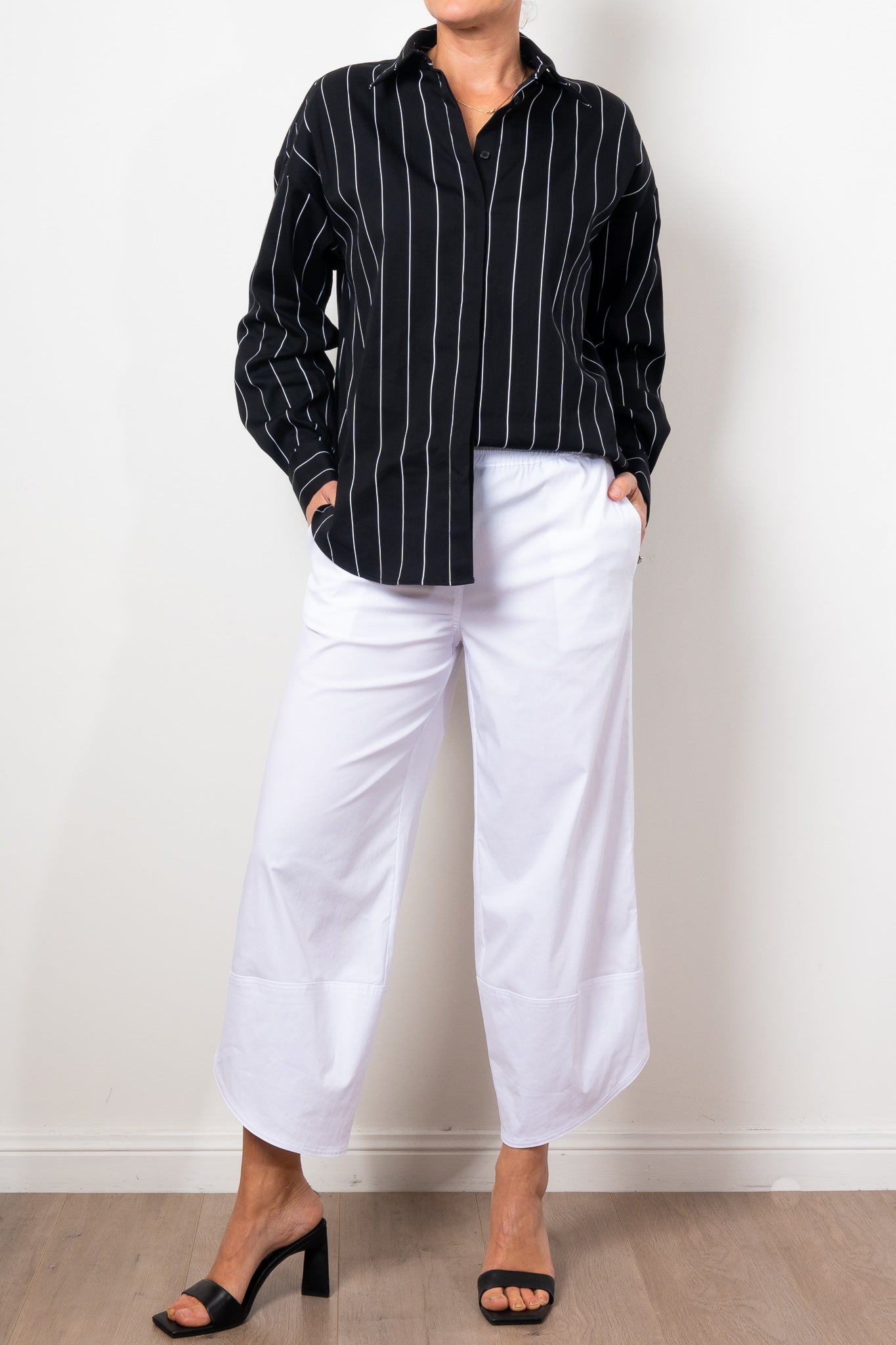 Mela Purdie Bevel Pant Microprene - High-Waist Slim Fit Work Pants for Women - Perfect for Office, Business Casual & Professional Workwear
