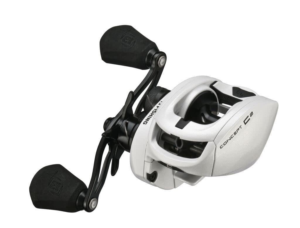 13 Fishing Concept C2 Baitcast Reel - High Performance Fishing Reel for Bass, Walleye & Saltwater - Smooth Casting & Durable Design for Freshwater & Offshore Angling